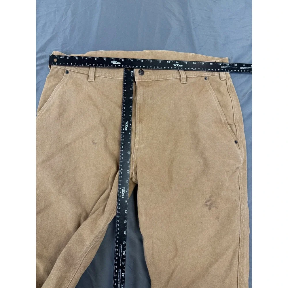 Patagonia Men's Iron Forge Hemp 5-Pocket Work Pants 40x30 Tan Brown Distressed